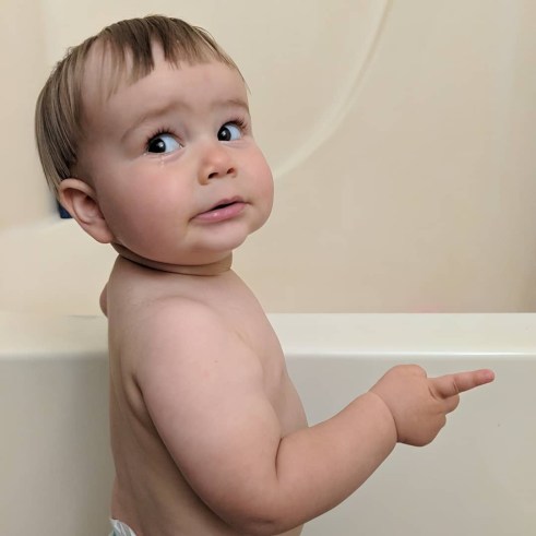 Johnny's first haircut 4-9-19